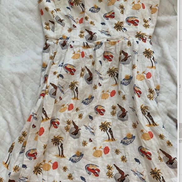COPY - - SOLD OUT everywhere Reformation Eileen Tropez Midi Dress NWOT - Picture 4 of 4
